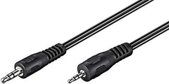 MicroConnect AUD3525LL2 Jack Audiokabel - 3.5mm naar 2.5mm Male - 2 meter - Zwart