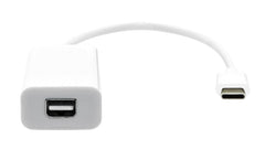 USB-C op Mini DP 20 cm wit