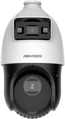 Hikvision IP-beveiligingscamera PTZ Dome PoE 4MP+4MP 2.8mm+4.8-120mm Buiten IP66 - DS-2SE4C425MWG-E(14F0)