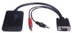 MicroConnect MONGGSV VGA naar HDMI Converter met Audio en USB-Voeding - Full HD 1080p