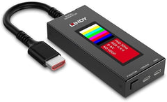 LINDY HDMI 2.1 8K30 Signaalgenerator - 40 Gbps AV-Tester met LCD