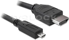 Delock 82661 A/D HDMI-kabel 1 m zwart