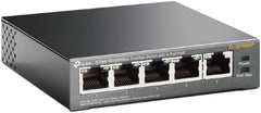 TP-Link 5-poorts 10 / 100Mbps desktop switch met 4-poorts PoE (TL-SF1005P)
