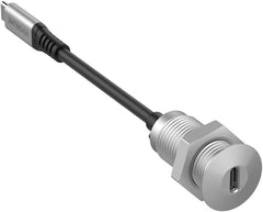 VivoLink USB-C Bureaudoorvoer Aansluiting Grijs - met 0,3m Kabel