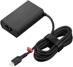 Lenovo 65W Slim GaN USB-C AC Adapter Laptop Oplader - Zwart