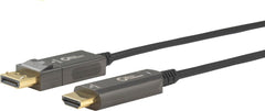 MicroConnect Premium Optische DisplayPort naar HDMI Kabel - 18 Gbps