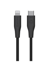 eSTUFF Infinite (GRS) USB-C naar Lightning-kabel MFI 1 m zwart., IPLH-451, ES602101, MK0X2ZM/A, MQGJ (Lightning-kabel MFI 1m Zwart. PVC-vrij gerecycled kunststof)