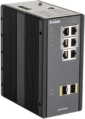 D-Link DIS‑300G‑8PSW Managed L2 Gigabit Ethernet (10/100/1000) Power over Ethernet (PoE) Zwart