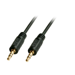 Lindy 35641 Premium Audiokabel - 3.5 mm Jack naar Jack - 1 Meter - Zwart