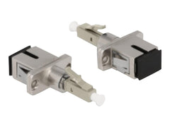 DeLOCK Optical Fiber Hybrid Coupler LC Simplex male to SC Simplex female beige