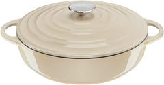 Tefal LOV Lage Braadpan 28 cm - Gietijzer - 3,8 Liter - Beige