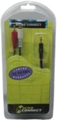 MicroConnect AUDLC15G Jack 3.5mm naar 2x Tulp RCA Audiokabel - 15 meter