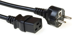 POWERCORD SCHUKO-C19 BK 5.00M