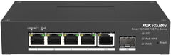 Hikvision DS-3T1306P-SI/HS PoE Switch - 4x PoE & Gigabit Combo Uplink