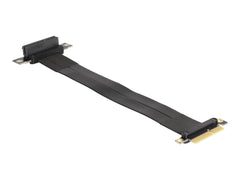 DeLOCK Riser Card PCI Express x4 naar x4 Slot - 90 Graden Gehoekt - 30 cm