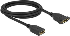 DeLOCK DisplayPort 1.2 Inbouwkabel Female naar Female - 4K 60Hz - 2 meter
