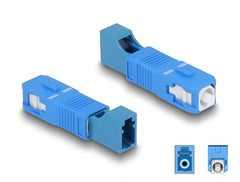 DeLOCK 87941 fibre optic adapter LC/SC 1 pc(s) Blue