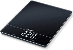 Beurer Keukenweegschaal KS 34, voor precieze wegingen tot 15 kg, met Tara-weegfunctie en Magic LED-display, zwart