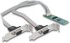DeLOCK 95270 M.2 naar 2x Serieel RS-232 DB9 Uitbreidingskaart