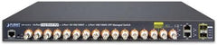 Planet 16-Poorts Long Reach PoE over Coax Managed Switch met Gigabit & SFP