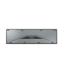 CHERRY KW 9100 SLIM, draadloos toetsenbord, Internationale indeling, QWERTY-toetsenbord, Bluetooth of draadloze verbinding, SX-schaaractie, oplaadbaar via USB-kabel, plat, zwart-zilver