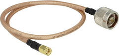 Delock 88896 HF Antennekabel - N-Stekker naar SMA-Stekker - RG-142 Low Loss - 40 cm