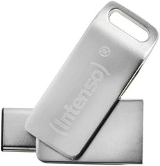Intenso cMobile Line 128GB Dual USB Stick - USB-C & USB-A - Zilver