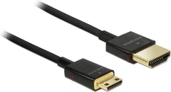 DeLOCK HDMI naar Mini HDMI Kabel - Actief Slim - 4K 60Hz - 4,5 meter