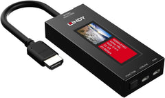 LINDY HDMI 2.1 8K60 Signaalanalysator - 40 Gbps met LCD-scherm