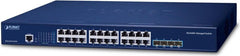 Planet Layer 3 Managed Switch 24-Poorts Gigabit met 4x 10G SFP+ Uplinks