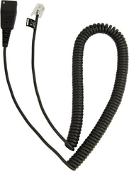 Jabra Kabelonderste deel QD naar RJ10 (Lucent/Cisco, 2 m, spiraal)