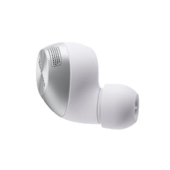 Technics EAH-AZ40M2ES Draadloze oordopjes met ruisonderdrukking, multipoint Bluetooth, comfortabele in-ear oortelefoons, aanpasbare pasvorm, tot 5,5 uur speeltijd, zilver