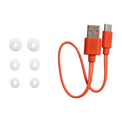 JBL Vibe Buds - True Wireless Earbuds, Smart Ambient, VoiceAware, Tot 32 totale uren batterijduur met snelladen, water- en stofbestendig, JBL Deep Bass Sound (wit)