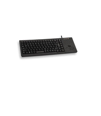 CHERRY XS Trackball Keyboard, Duitse lay-out, QWERTZ-toetsenbord, bekabeld toetsenbord, mechanisch toetsenbord, ML-mechanica, optische trackball met twee muisknoppen, zwart