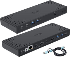 i-tec Dual Display Docking Station - USB-C / USB-A / Thunderbolt - 4K 60Hz - 100W PD