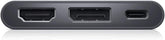 Dell USB-C-naar-HDMI/DP-adapter met stroomdoorvoer