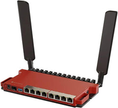 Mikrotik L009UiGS-2HaxD-IN draadloze router Gigabit Ethernet Single-band (2.4 GHz) Rood