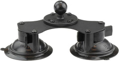 RAM Mounts RAM-B-189B-202U Dubbele Zuignap Basis met 1 Inch Kogel