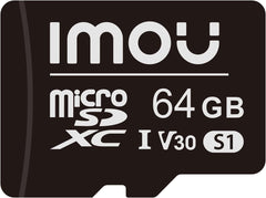Geheugenkaart Micro 64GB SDXC Imou Fast Full HD Tot 95/25MB/s SD Klass 10/U1 UHS-I Adapter Voor Smartphone, Tablet, Actiecamera, Drone en Laptop (64GB)