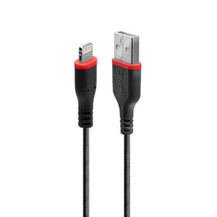 Oplaadkabel, hoge weerstand, USB type A naar Lightning, 2 m