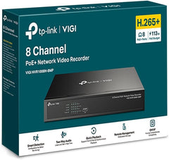 TP-Link VIGI NVR1008H-8MP - 8-Kanaals Netwerk Video Recorder (NVR)