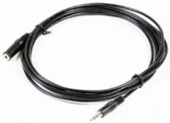 MicroConnect AUDLR5 Jack 3.5mm Verlengkabel Male - Female - 5 Meter - Zwart