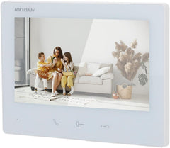 Hikvision DS-KH7300EY-TE2/White Video-Intercom Binnenpost - 7 inch Touchscreen (2-Draads)