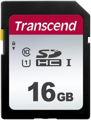 Transcend 300S SDHC 16GB Geheugenkaart - UHS-I U1 Class 10 (95 MB/s)