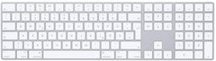 Apple Magic Keyboard met numeriek toetsenblok: Bluetooth, oplaadbaar. Werkt met Mac, iPad of iPhone; Duits, zilver