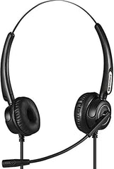 Sandberg Headset Pro Stereo - USB & RJ9/RJ11 Zakelijke Headset - Zwart