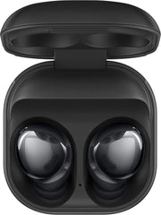 Samsung Galaxy Buds Pro, Kabellose Kopfhörer, Wireless Earbuds, ausdauernder Akku, 3 Mikrofone, Sound by AKG, 2-Wege-Lautsprecher inkl. Araree Clear Cover, Phantom Black (Deutsche Version)