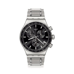SWATCH Analoog YVS495G, zilverkleurig, Armband