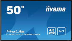 Iiyama ProLite LH5041UHS-B2AG - 50 inch 4K UHD Signage Display (24/7)