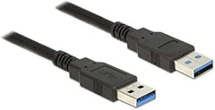 DeLOCK USB 3.0 Type-A naar Type-A Kabel - 5 Meter - Zwart